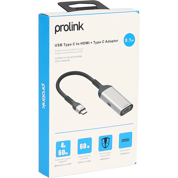 PROLINK PF503A USB Type C to HDMI + PD 컨버터