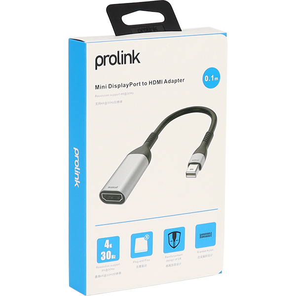 PROLINK PF352A Mini DisplayPort to HDMI 컨버터(4K30Hz)