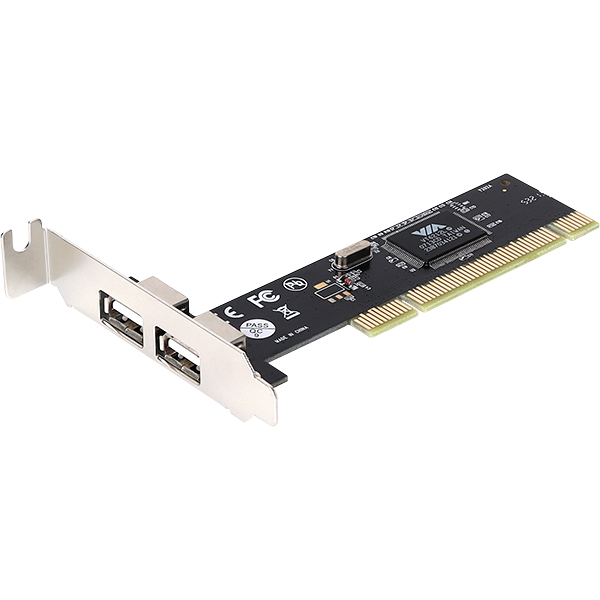 NETmate NM-SWU20 USB2.0 2포트 PCI 카드(슬림PC겸용)