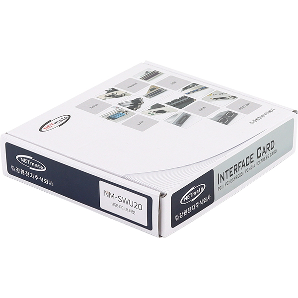 NETmate NM-SWU20 USB2.0 2포트 PCI 카드(슬림PC겸용)