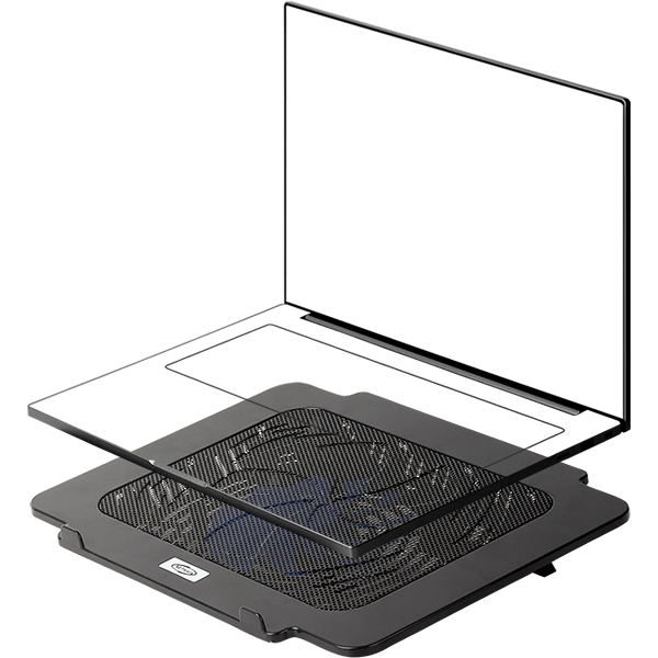 NETmate NM-LTC02 노트북 쿨링 스탠드(120mm 쿨링팬)