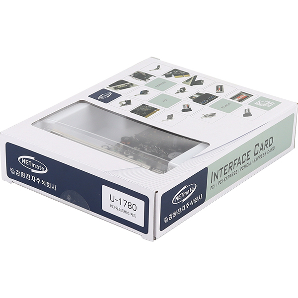 NETmate U-1780 USB3.1 Gen2 2포트 PCI Express 카드(슬림PC겸용)