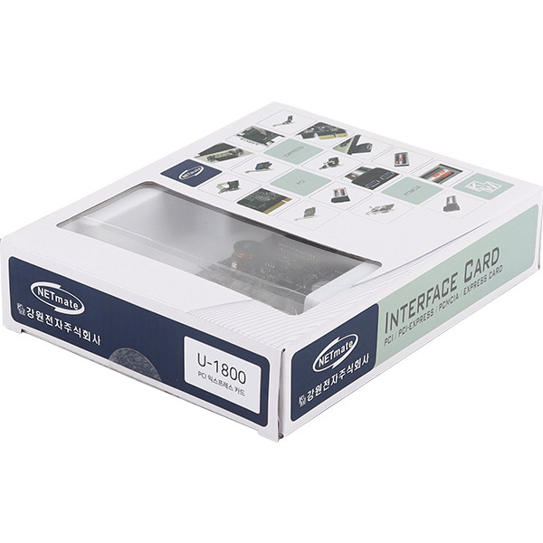 NETmate U-1800 USB3.1 Gen2 Type C 2포트 PCI Express 카드(슬림PC겸용)