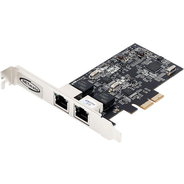NETmate N-651 PCI Express 2.5G 멀티 기가비트 듀얼 랜카드(Realtek)(슬림PC겸용)