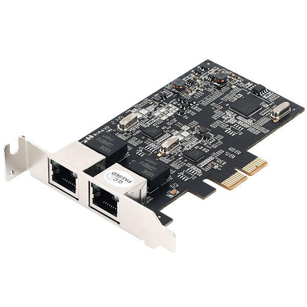 NETmate N-651 PCI Express 2.5G 멀티 기가비트 듀얼 랜카드(Realtek)(슬림PC겸용)