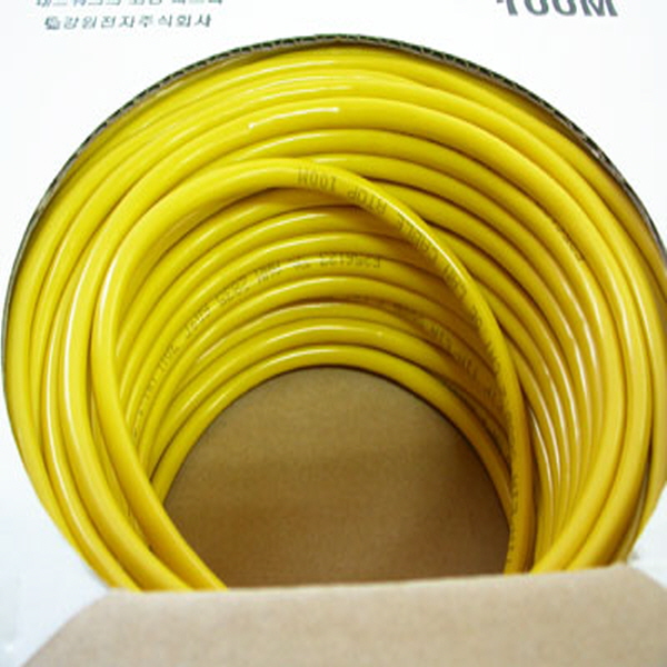 NETmate NMC-FTP07 FTP 케이블 CAT.5e YELLOW(연선 100m)