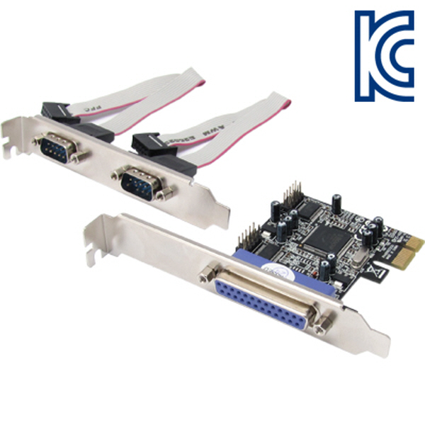 NETmate I-294 시리얼/패러럴 PCI Express COMBO 카드 New (MOS)(슬림PC겸용)