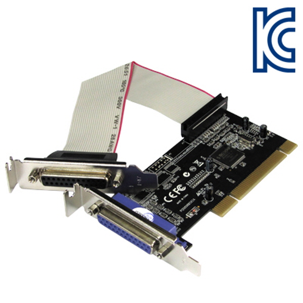 NETmate I-410 2포트 패러럴 PCI 카드(MOS)(슬림PC겸용)