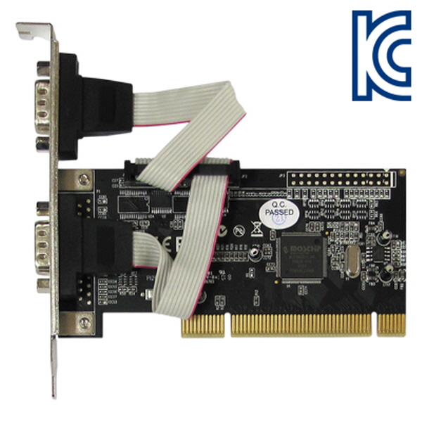 NETmate I-390 2포트 PCI 시리얼카드(MOS)(슬림PC겸용) New
