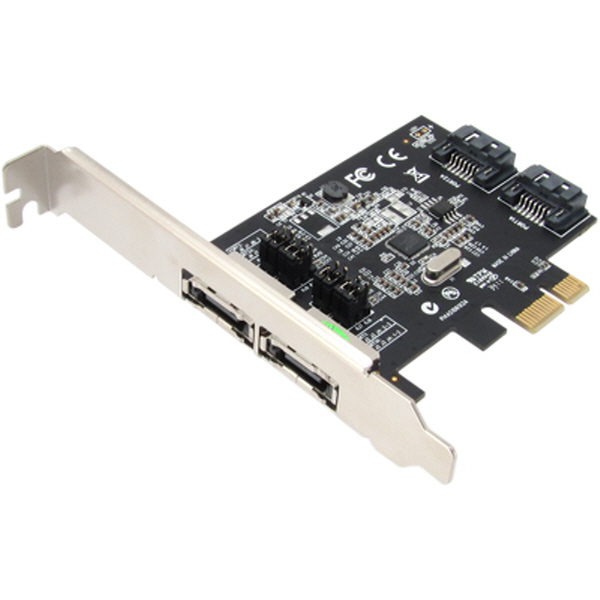 NETmate A-480 SATA3(eSATA) 2포트 PCI Express 카드(Asmedia)(슬림PC겸용)