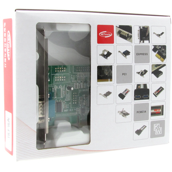 NETmate NMS-ES1 1포트 PCI Express 시리얼카드(MOS)(슬림PC겸용)