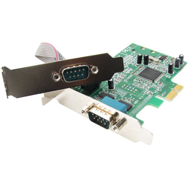 NETmate NMS-ES2 2포트 PCI Express 시리얼카드(MOS)(슬림PC겸용)