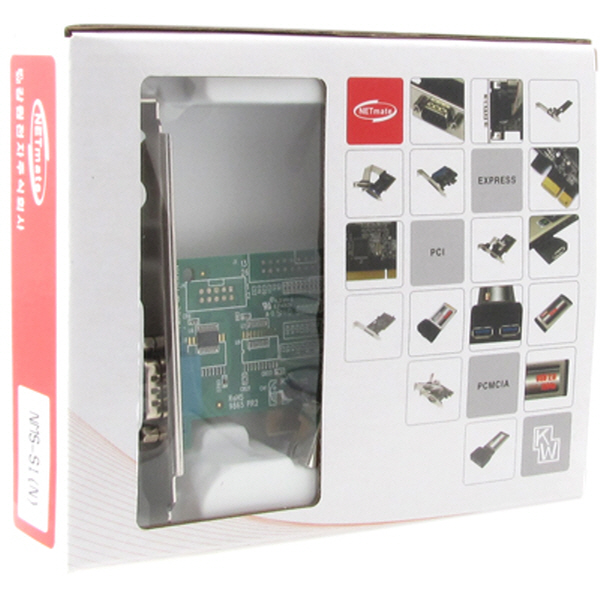 NETmate NMS-S1(N) 1포트 PCI 시리얼카드(MOS)(슬림PC겸용)