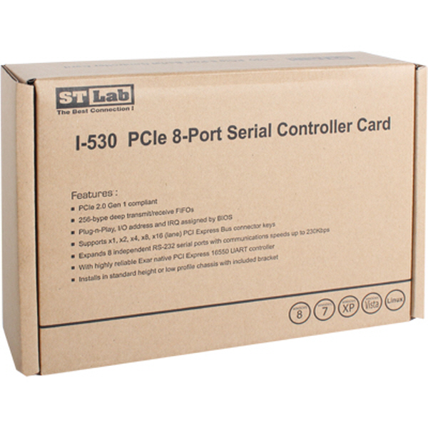 NETmate I-530 8포트 PCI Express 시리얼카드(EXAR)