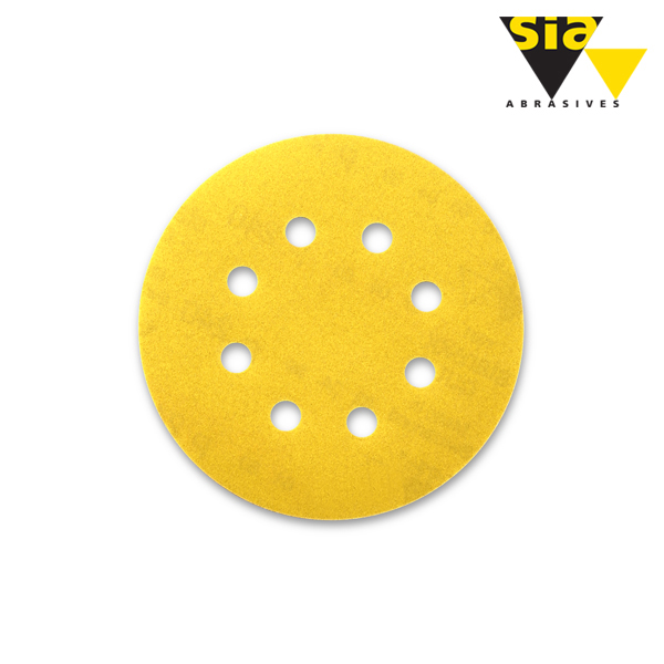 시아 1960 125mm 원형 8홀 벨크로 샌딩페이퍼 40방(50개입/F03E003LW0)