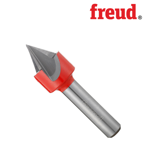 프레우드 20-15408P 12.7x57.3mm V자 홈파기 루터비트(F03FR01633)
