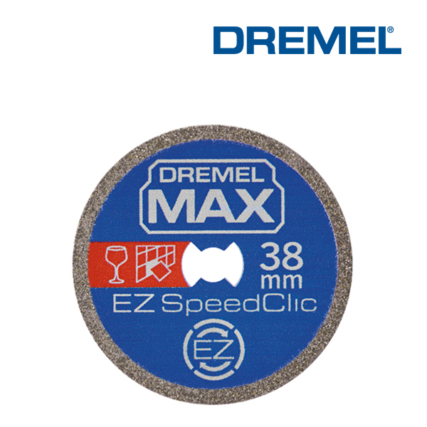 드레멜 S545DM 38mm 다이아몬드 절단 휠(2615S545DM)