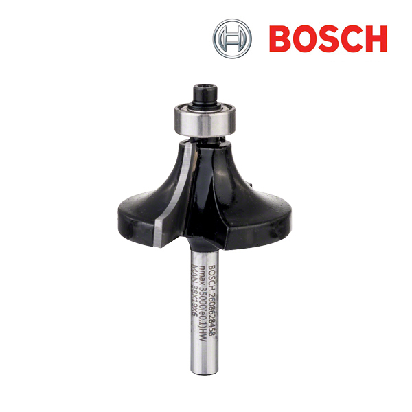 보쉬 루터 트리머 R12.7mm 라운드 오버 비트 6mm(2608628458)