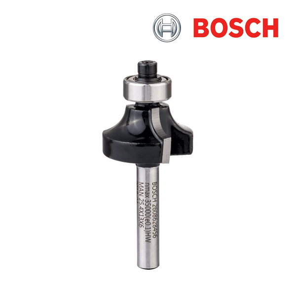 보쉬 루터 트리머 R6.3mm 라운드 오버 비트 6mm(2608628456)