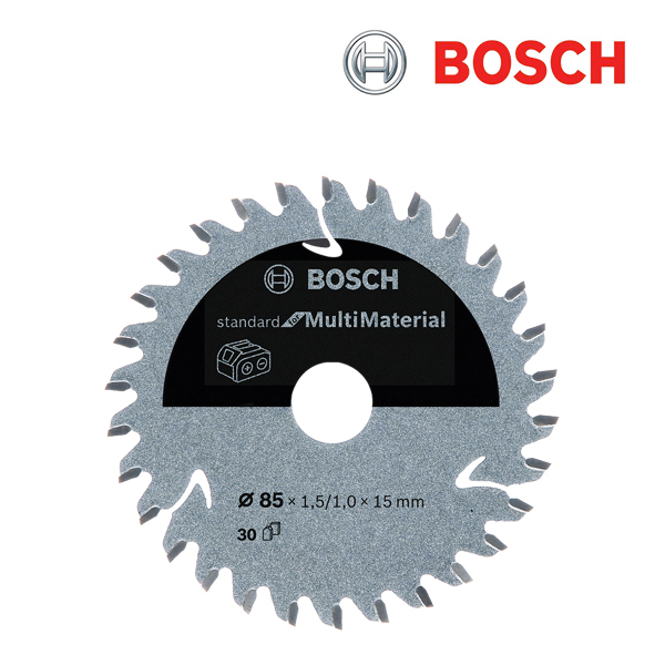 보쉬 85mm 30T Standard 멀티용 충전 원형톱날(1개입/2608837752)