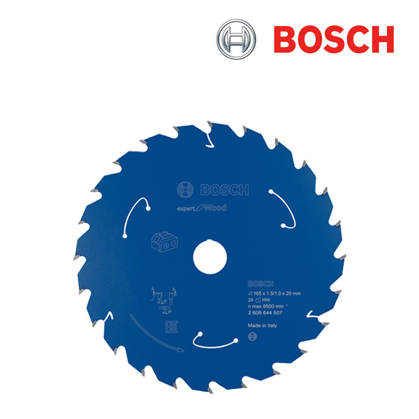 보쉬 165mm 24T 목재용 충전 원형톱날(1개입/2608644507)