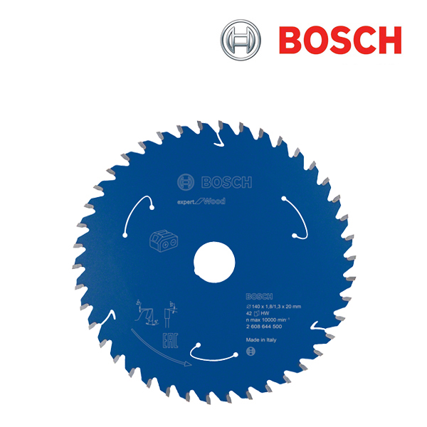 보쉬 140mm 42T 목재용 충전 원형톱날(1개입/2608644500)