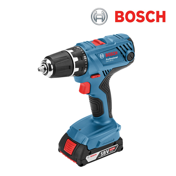 보쉬 GSR 18V-21 충전 드릴 드라이버 세트(06019H10B3)