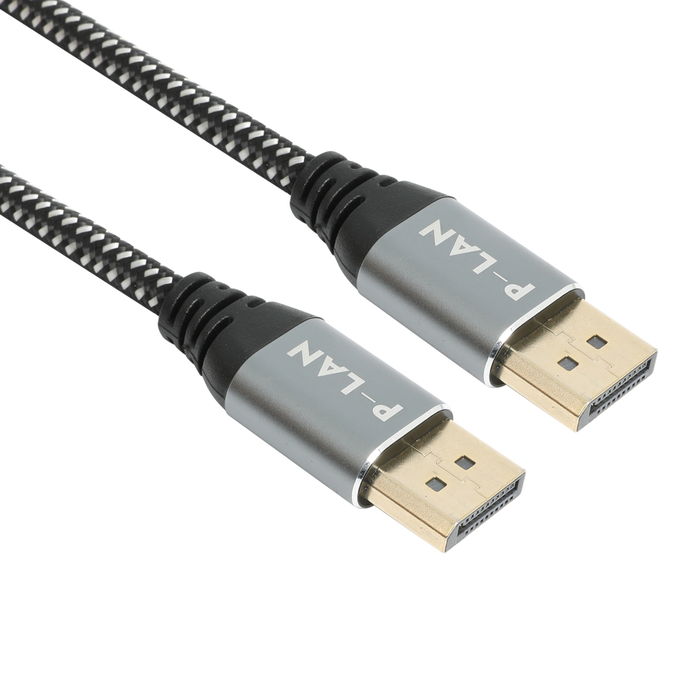 파워랜 DP1.4 고급형 메탈 케이블 2m PL-DP14-020S