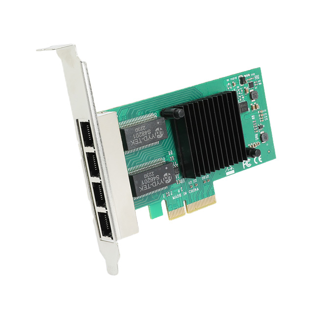 파워랜 유선 4포트 기가 랜카드 PCI Express 인텔칩셋 PL-I350-1G4