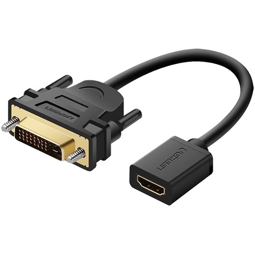 유그린 HDMI (암) to DVI (수) 변환 케이블 젠더 0.15m U-20118