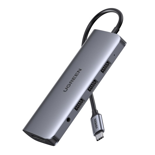 유그린 10in1 USB3.0 C타입 멀티허브 4K HDMI 노트북 미러링 U-80133