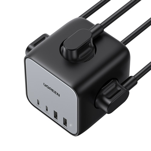 유그린 USB 큐브 멀티탭 충전기 GaN 3680W PD65W U-15685