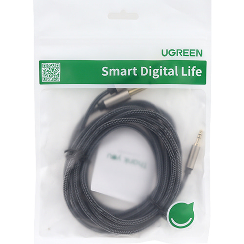유그린 3.5mm AUX to TS 5.5mm 모노 Y자 케이블 3m U-10618