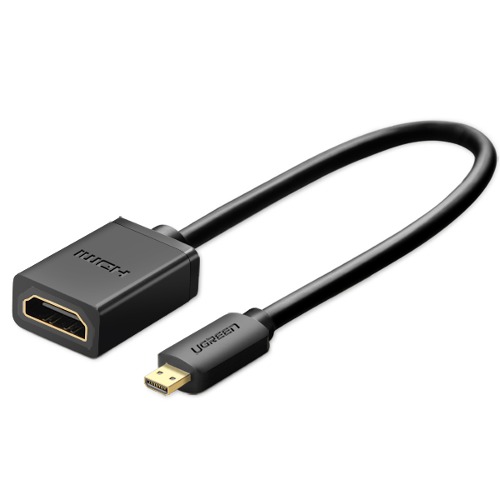 유그린 HDMI / Micro HDMI 변환 케이블 젠더 0.22m U-20134