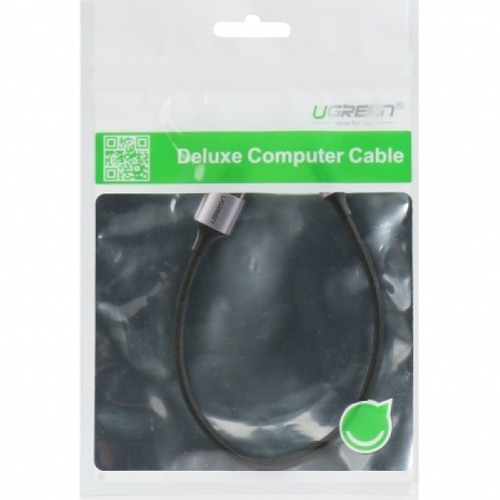 유그린 마이크로 5핀 QC3.0 퀵차지 고속 충전 케이블 메탈 0.25m U-60144