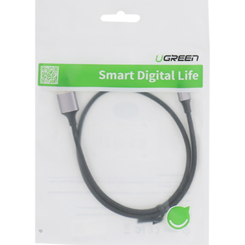 유그린 마이크로 5핀 QC3.0 퀵차지 고속 충전 케이블 메탈 0.5m U-60145