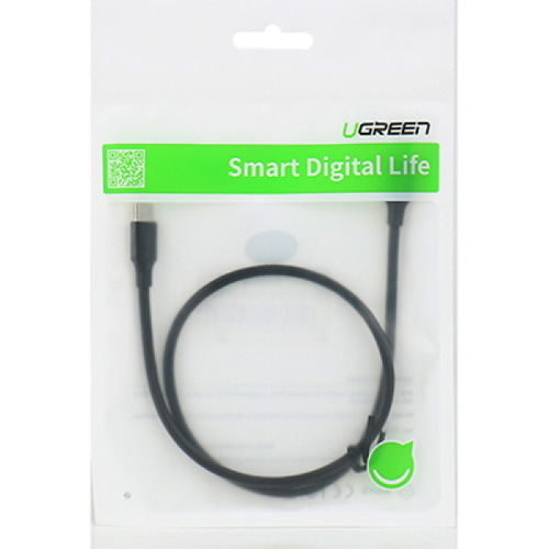 유그린 PD 60W USB C to C 타입 고속 충전 케이블 0.5m U-50996