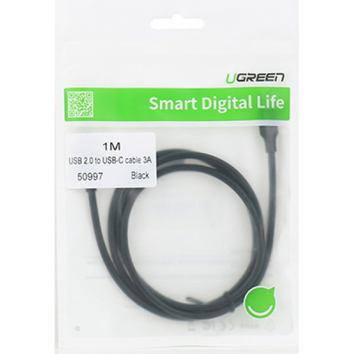 유그린 PD 60W USB C to C 타입 고속 충전 케이블 1m U-50997
