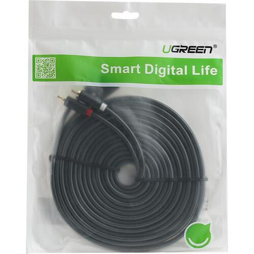 유그린 2RCA to 2RCA 오디오 연결선 5m U-10520