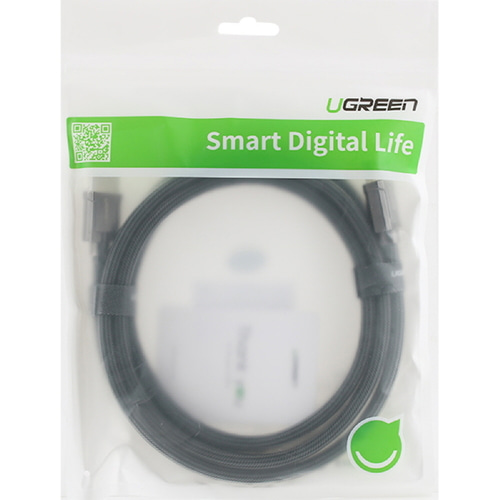 유그린 HDMI2.1 8K 패브릭 케이블 2m U-70321