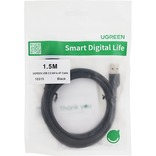 유그린 USB 2.0 연장선 1.5m U-10315