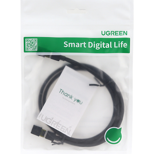유그린 CAT7 SSTP 패브릭 랜 케이블 1m U-80421