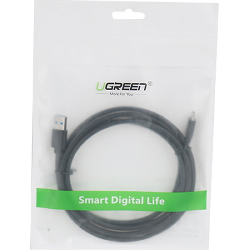 유그린 USB 3.0 C타입 케이블 Gen1 PD 60W 블랙 2m U-20884