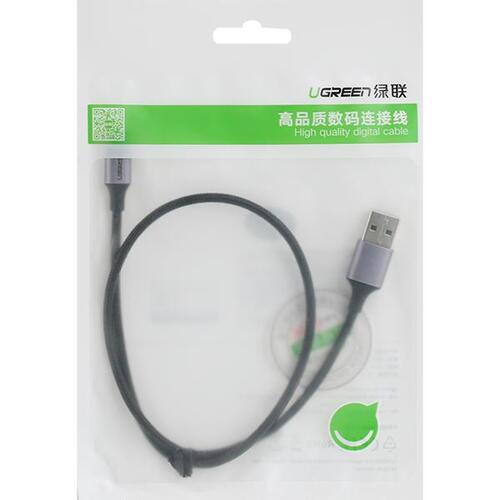 유그린 USB 2.0 A to C 타입 고속 충전 케이블 블랙 0.5m U-60125