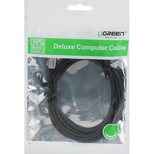 유그린 USB 2.0 A to C 타입 고속 충전 케이블 블랙 2m U-60128