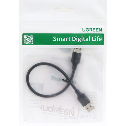 유그린 USB 2.0 A타입 A to A 케이블 0.25m U-10307