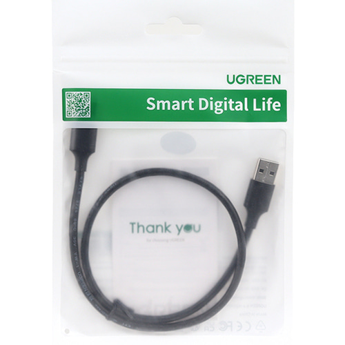 유그린 USB 2.0 A타입 A to A 케이블 0.5m U-10308
