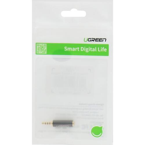 유그린 2.5mm 암 to 3.5mm 수 4극 스테레오 금도금 젠더 U-20502