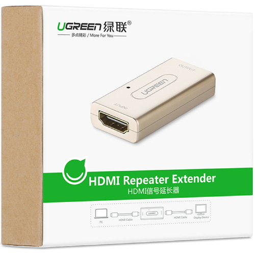 유그린 HDMI 이퀄라이저 전자 노이즈필터 신호 연장 최대 60m 무전원 U-40265