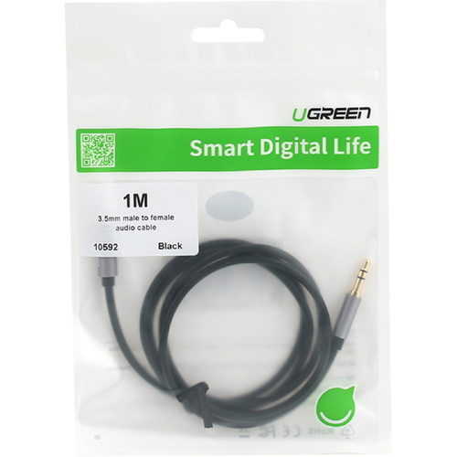 유그린 3.5mm 스테레오 AUX 연장선 1m U-10592